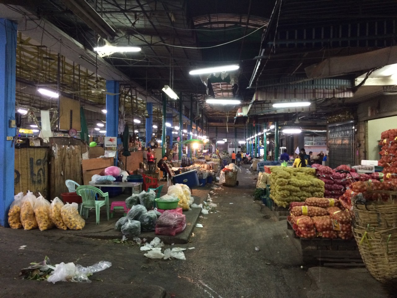 バンコクのフラワーマーケット